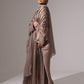 Elegant Mocha Abaya set - Hals and Sals