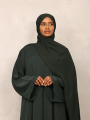 Emerald Elegance Abaya - Hals and Sals