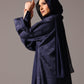 Midnight Bloom Jacquard Abaya - Hals and Sals