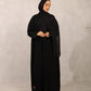 Classic Ebony Abaya - Hals and Sals