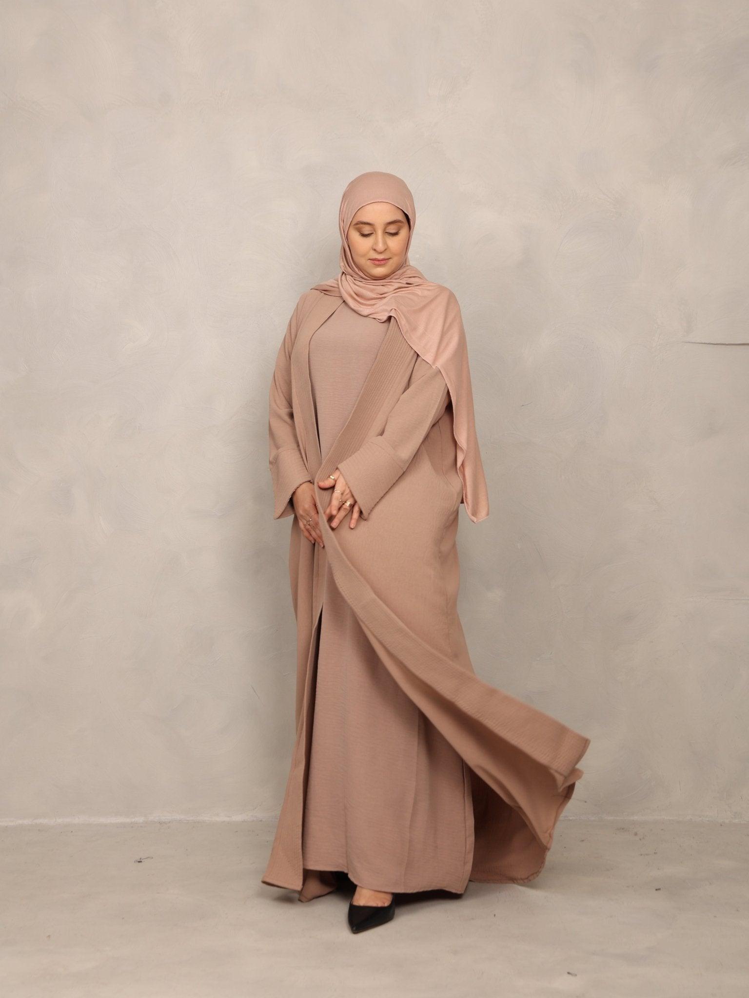 Blush Beige Abaya - Hals and Sals