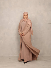 Blush Beige Abaya - Hals and Sals