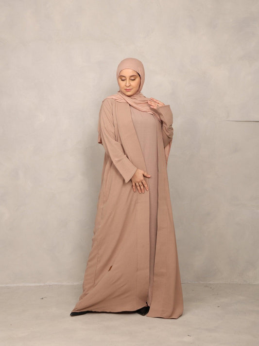 Blush Beige Abaya - Hals and Sals