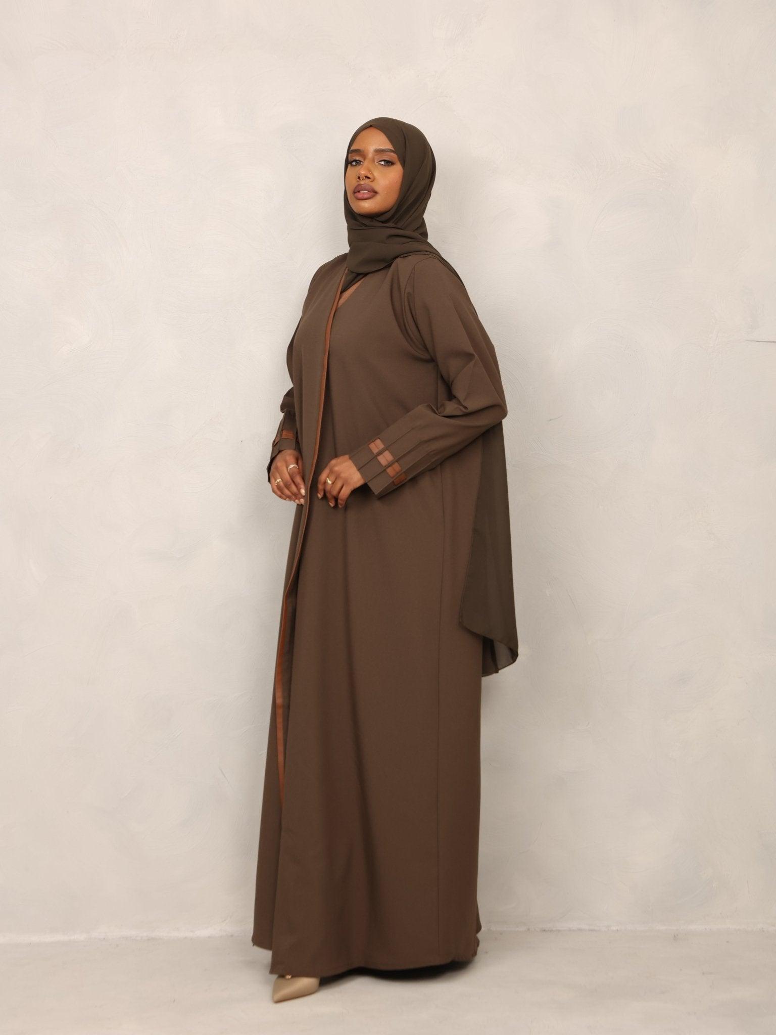 Moss Olive Grace Abaya - Hals and Sals
