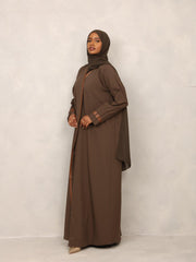 Moss Olive Grace Abaya - Hals and Sals