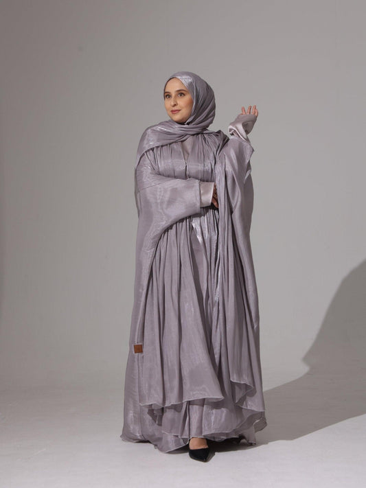 Dusty Lilac Abaya - Hals and Sals