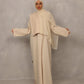 Cream Harmony Abaya - Hals and Sals