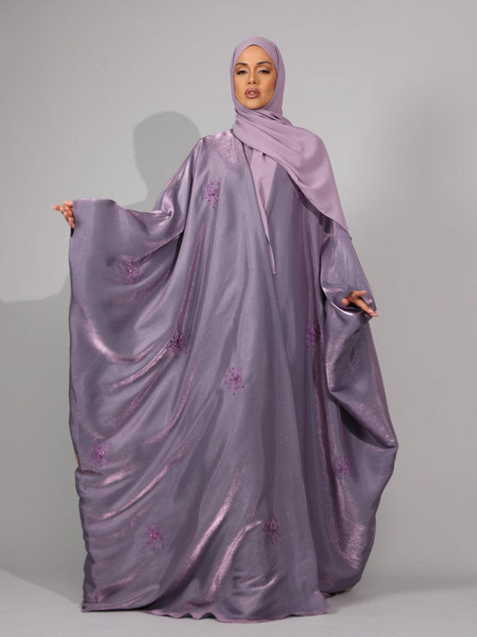 Lilac purple Serenity Abaya - Hals and Sals