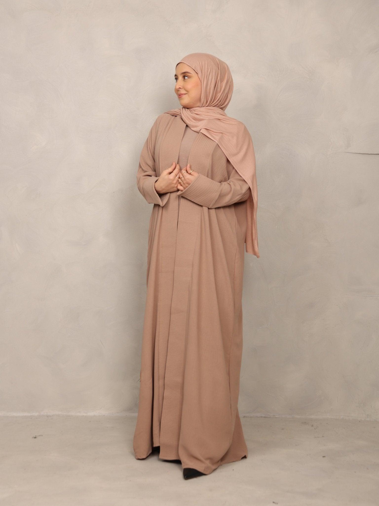 Blush Beige Abaya - Hals and Sals