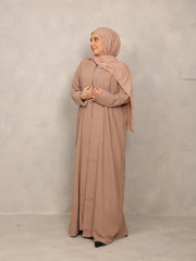 Blush Beige Abaya - Hals and Sals