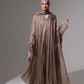 Elegant Mocha Abaya set - Hals and Sals