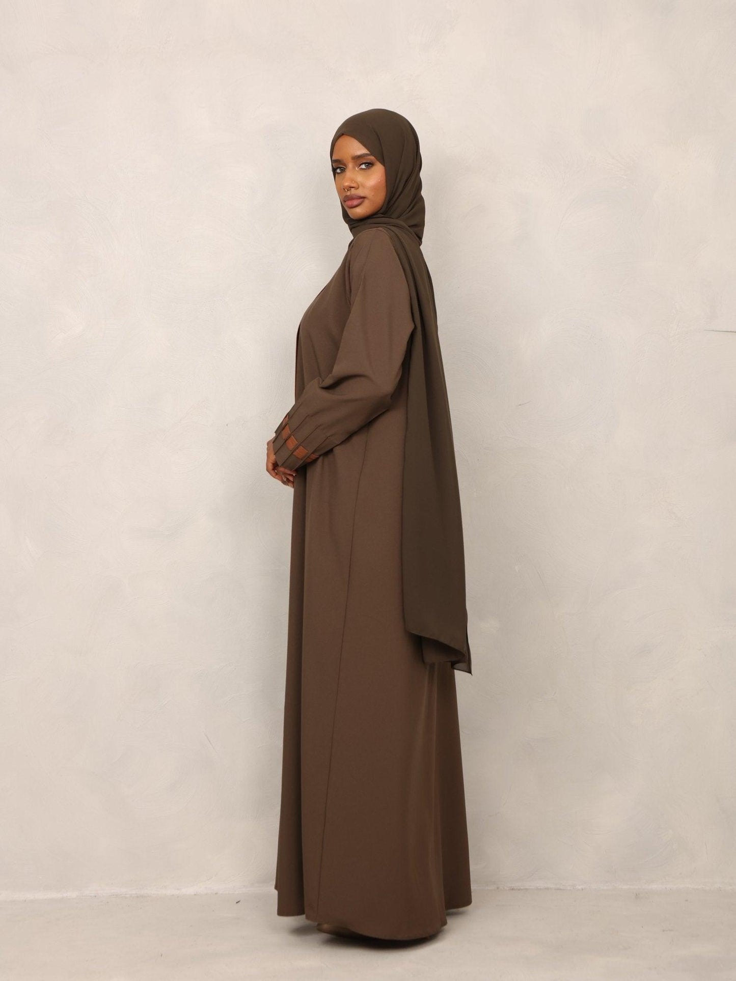 Moss Olive Grace Abaya - Hals and Sals