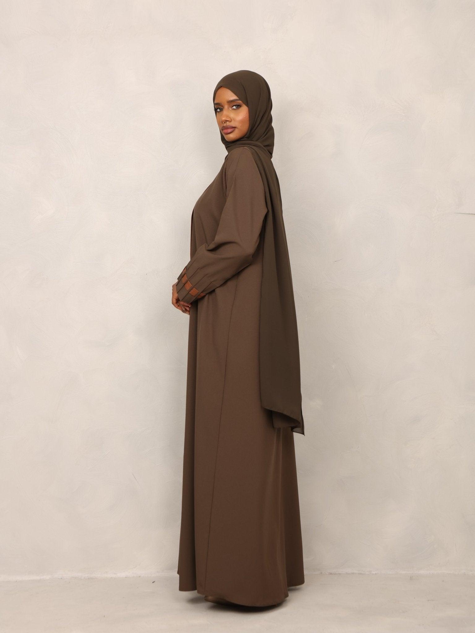 Moss Olive Grace Abaya - Hals and Sals
