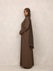Moss Olive Grace Abaya - Hals and Sals