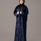Midnight Navy Abaya - Hals and Sals