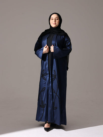Midnight Navy Abaya - Hals and Sals