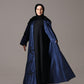Midnight Navy Abaya - Hals and Sals