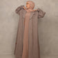 Earthy Taupe Abaya - Hals and Sals