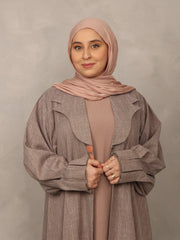 Earthy Taupe Abaya - Hals and Sals