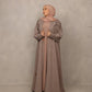 Earthy Taupe Abaya - Hals and Sals
