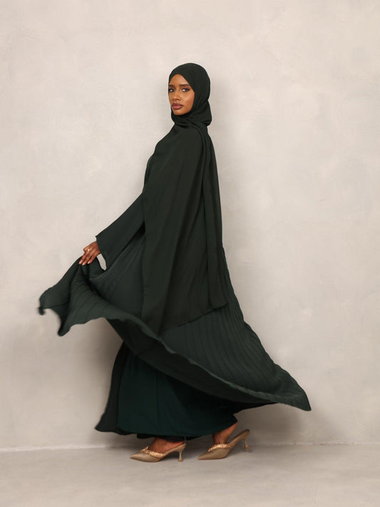 Emerald Elegance Abaya - Hals and Sals