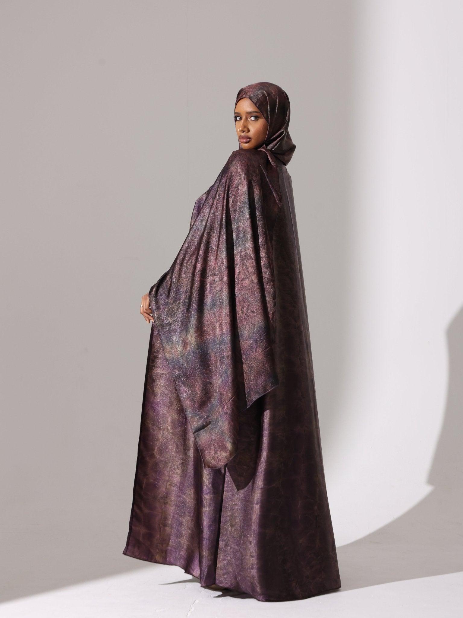 Plum Radiance Abaya - Hals and Sals