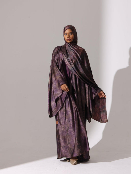Plum Radiance Abaya - Hals and Sals