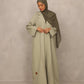 Serene Sage Abaya - Hals and Sals