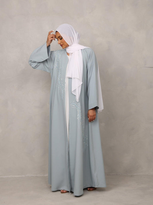 Sky Blossom Abaya - Hals and Sals