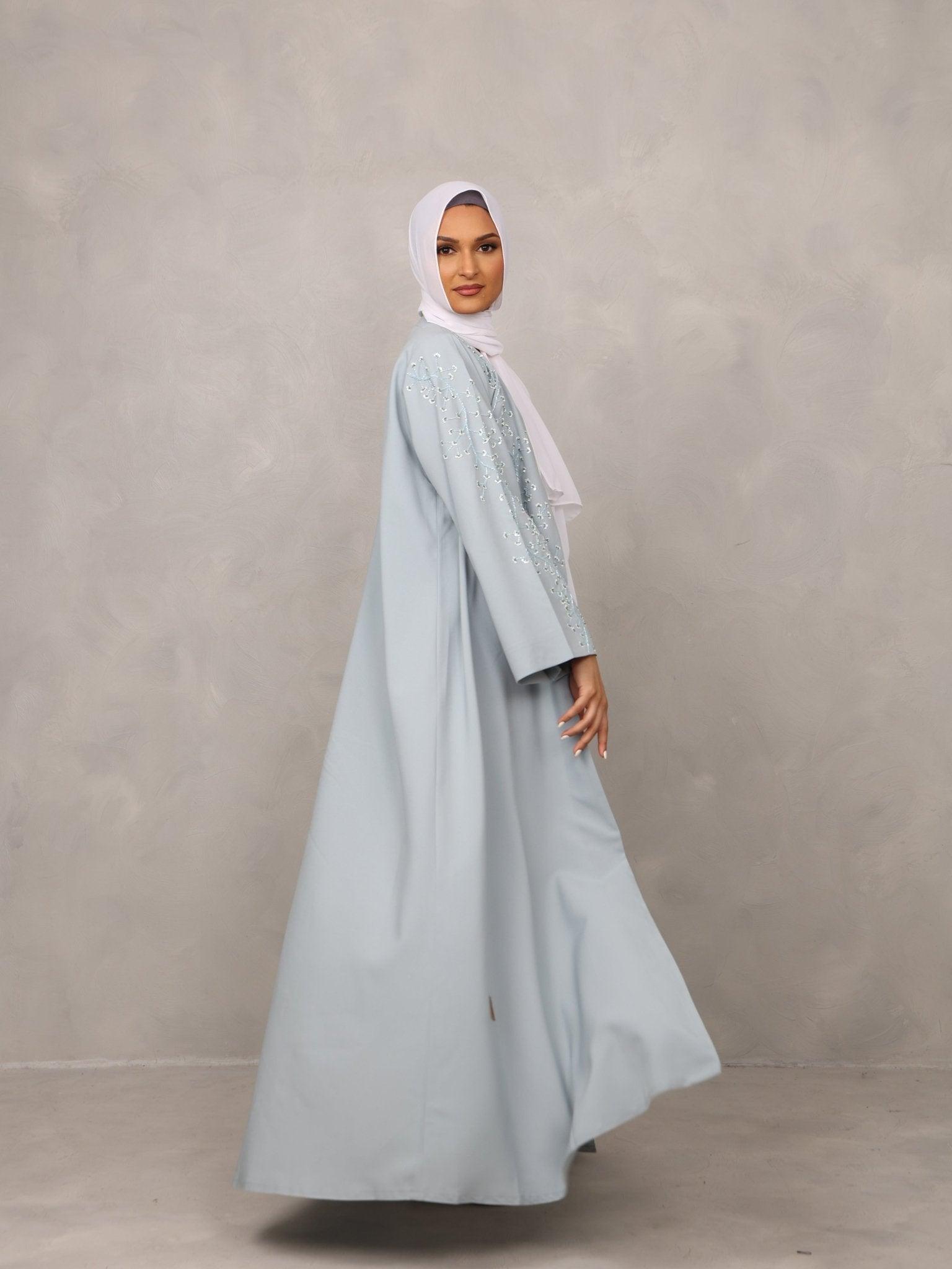Sky Blossom Abaya - Hals and Sals