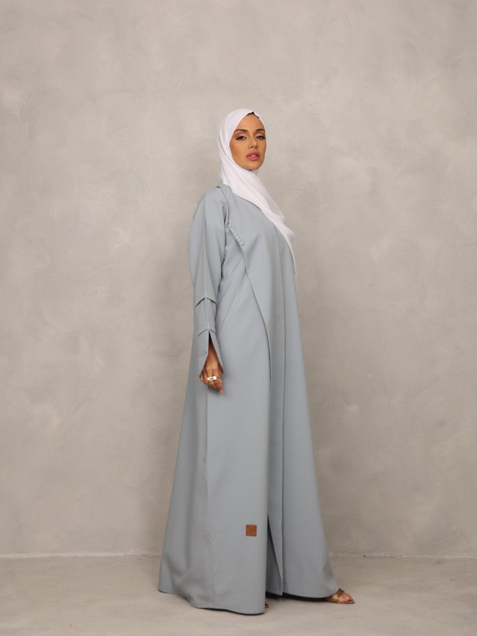 Misty Bloom Abaya set - Hals and Sals