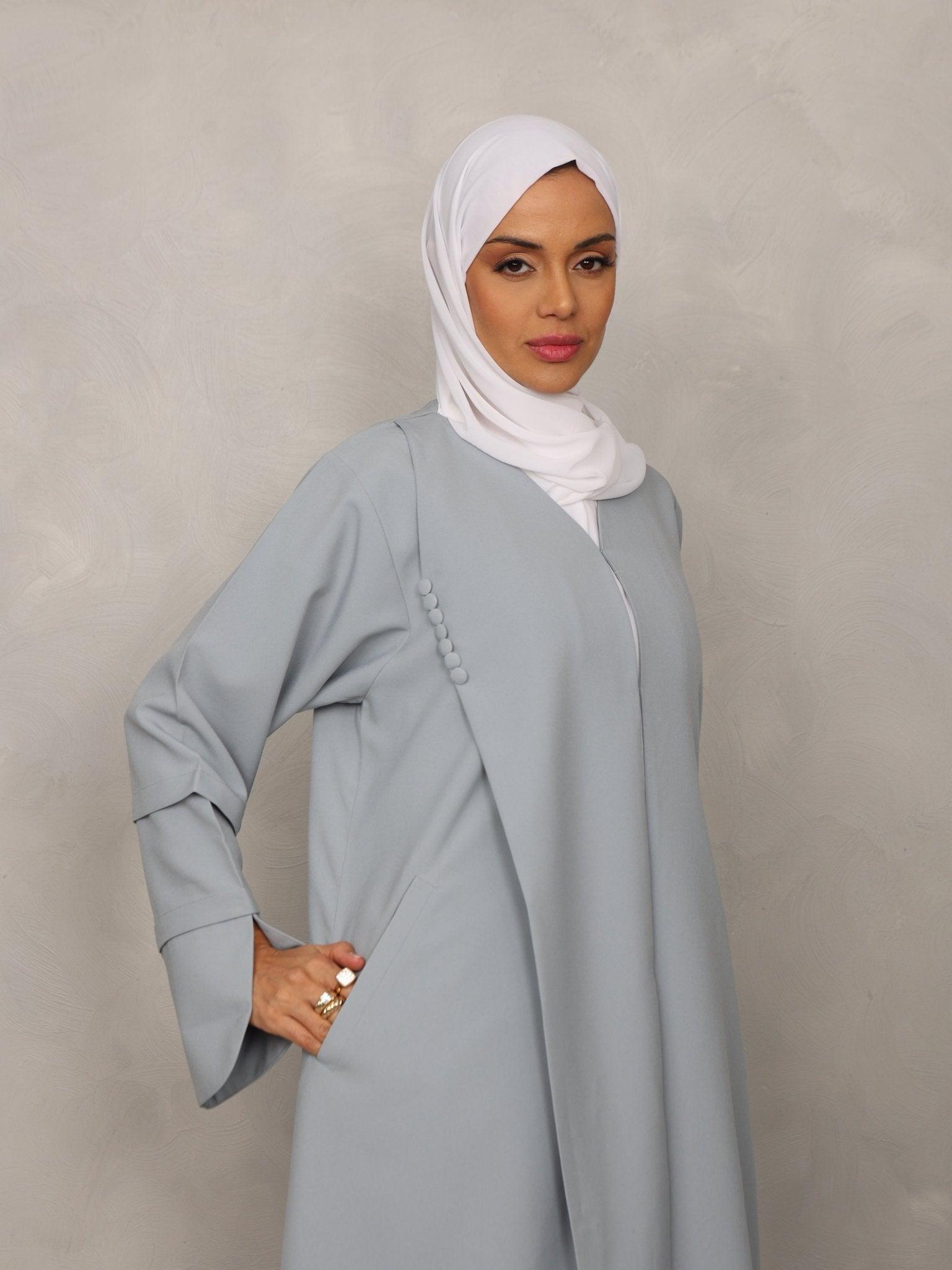 Misty Bloom Abaya set - Hals and Sals