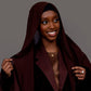 Velvet Chestnut Brown Abaya set - Hals and Sals