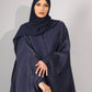 Navy Twilight Abaya - Hals and Sals