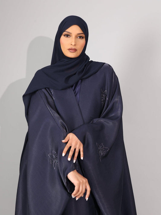 Navy Twilight Abaya - Hals and Sals