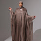 Elegant Mocha Abaya set - Hals and Sals