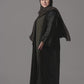 Olive Noir Jacquard Abaya