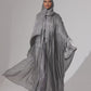 Charcoal Grace Abaya set
