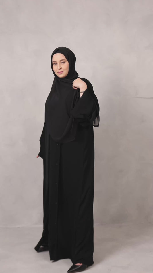 Ebony Abaya Set