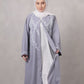 Blue Blossom Abaya