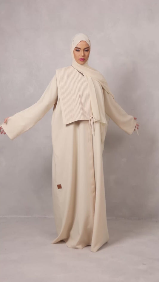 Cream Harmony Abaya
