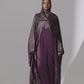 Plum Radiance Abaya