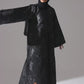 Midnight Black metallic Abaya
