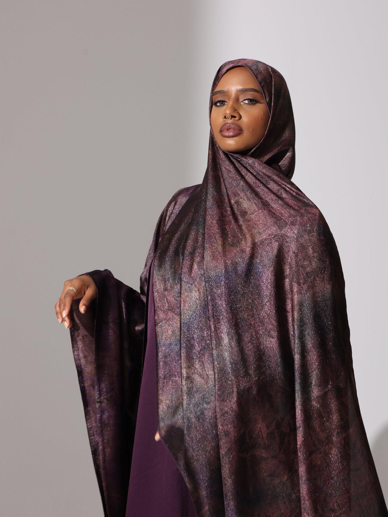 Plum Radiance Abaya - Hals and Sals