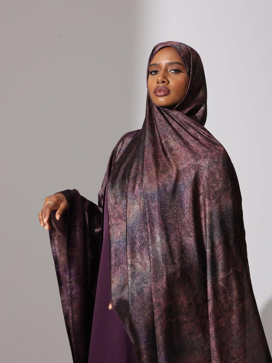Plum Radiance Abaya - Hals and Sals