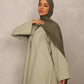 Serene Sage Abaya - Hals and Sals
