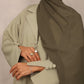 Serene Sage Abaya - Hals and Sals